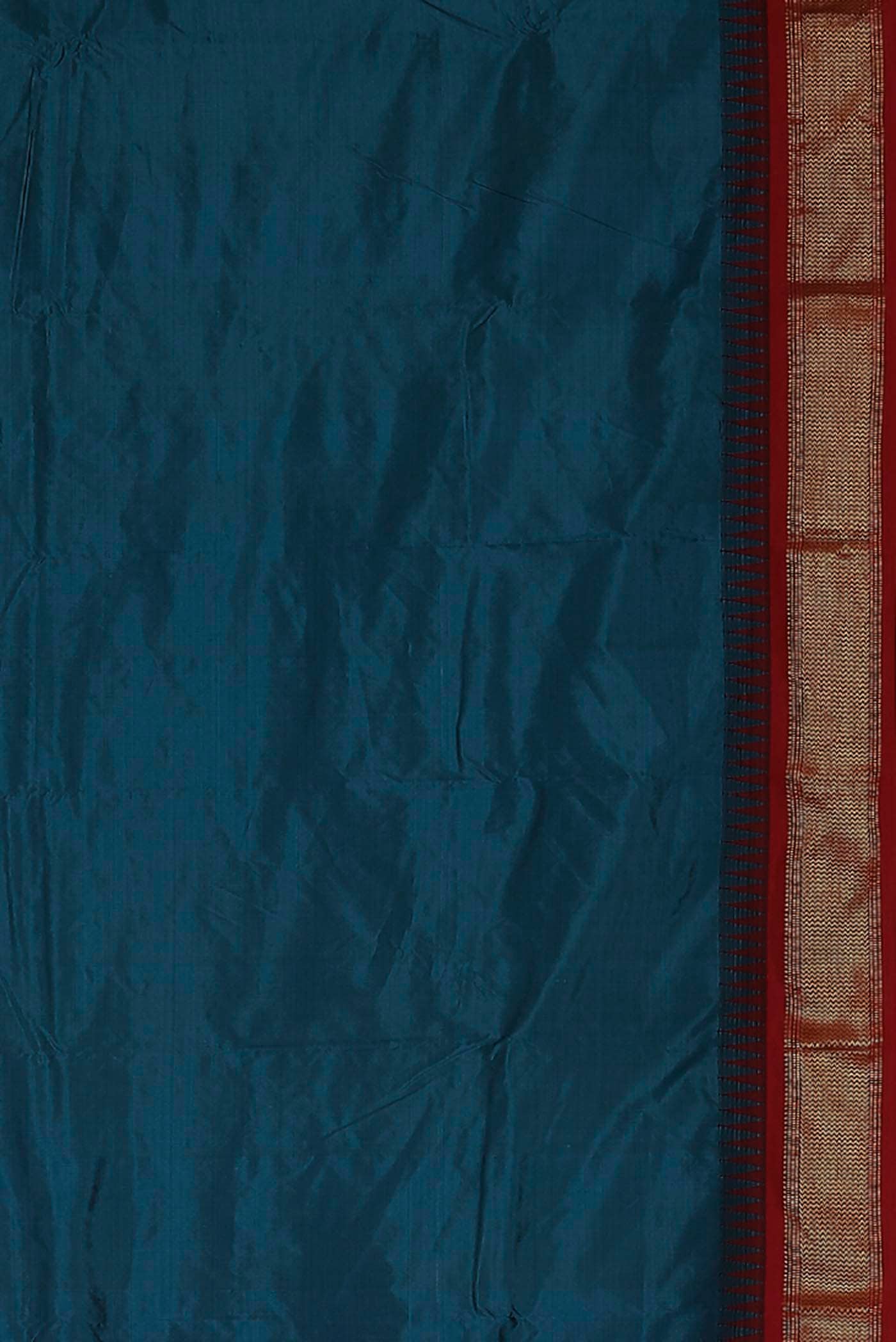 Blue Dual Tone Bangalore Silk Saree