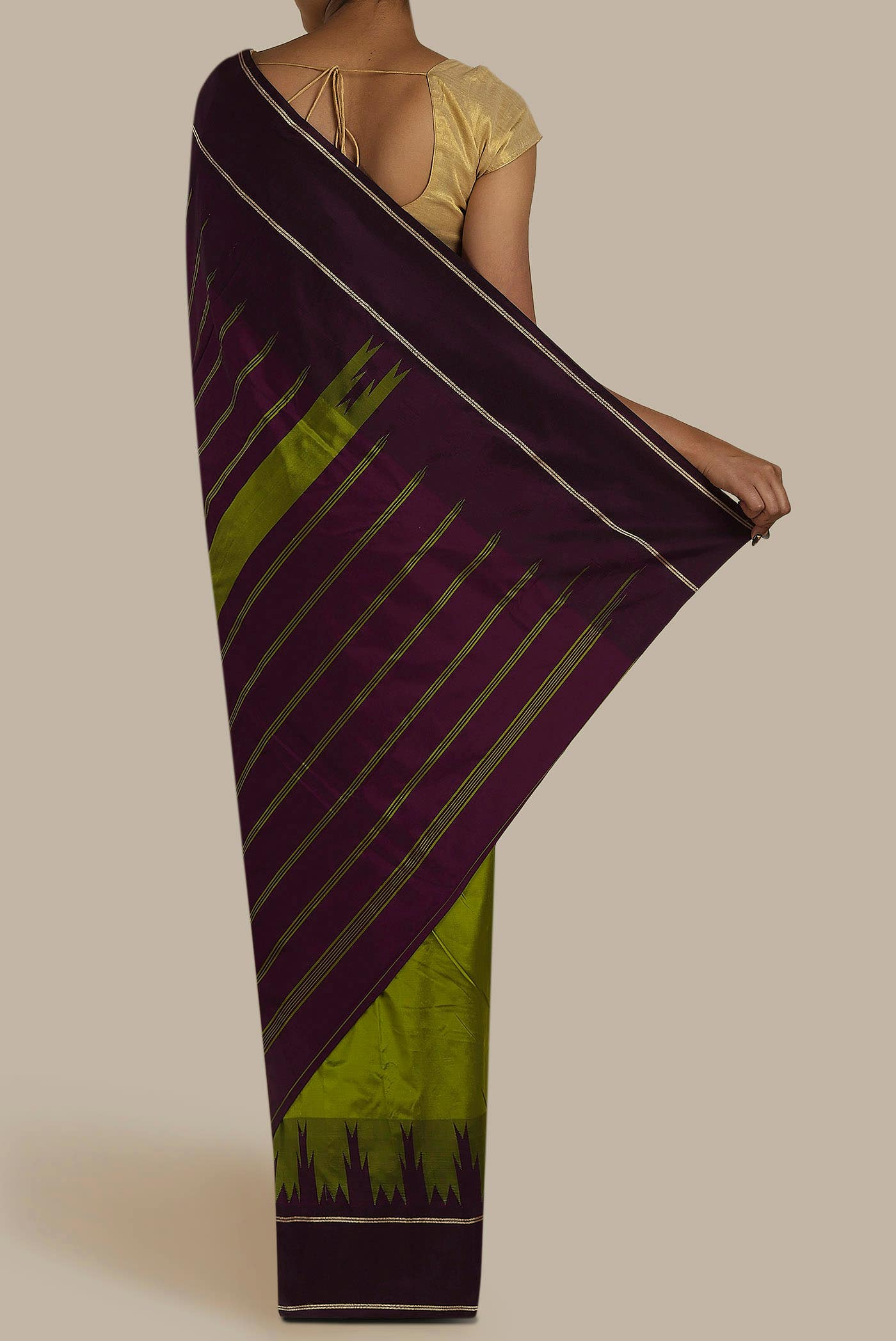 Green Bangalore Silk Saree