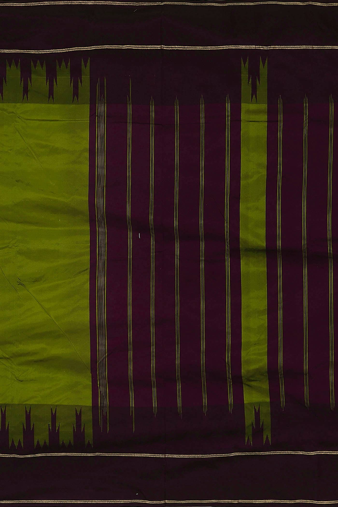 Green Bangalore Silk Saree