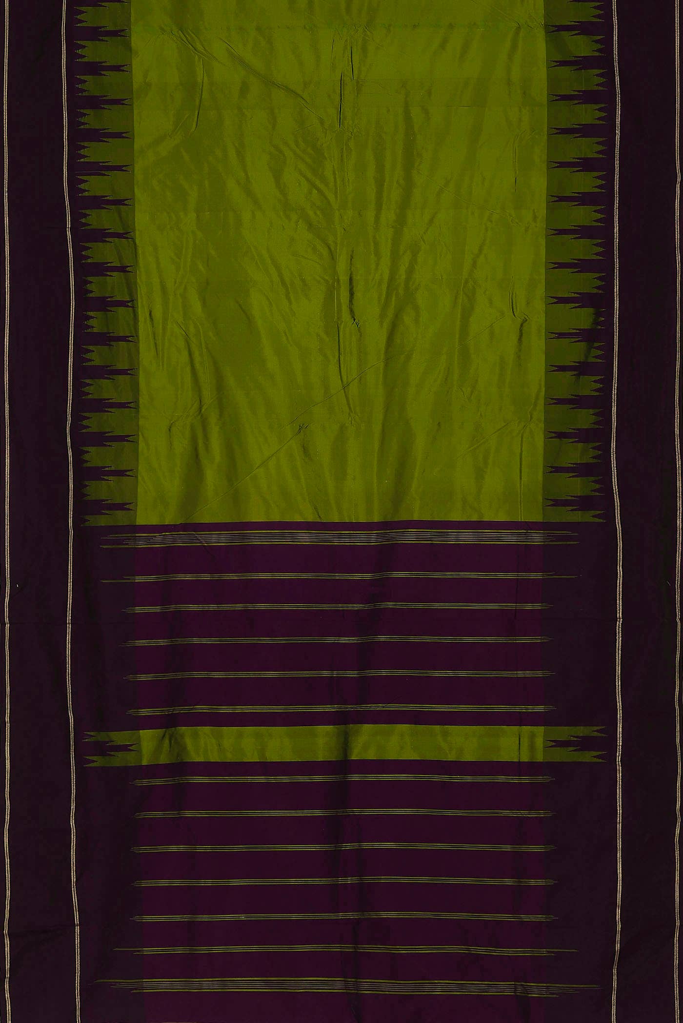 Green Bangalore Silk Saree