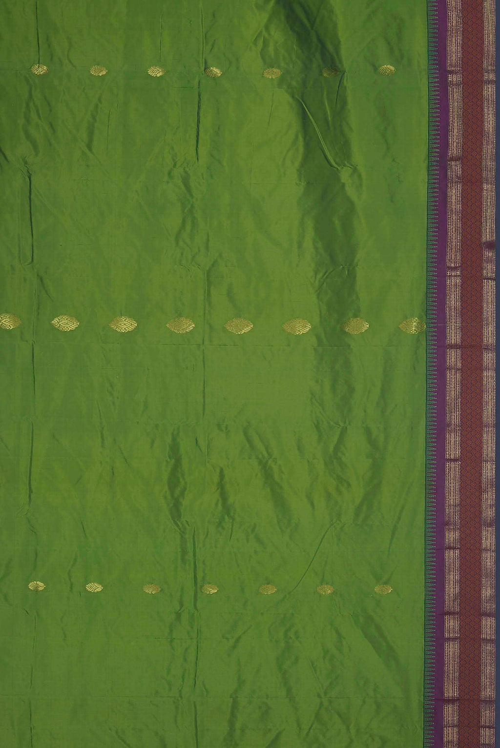 Green Blended Bangalore Silk Saree