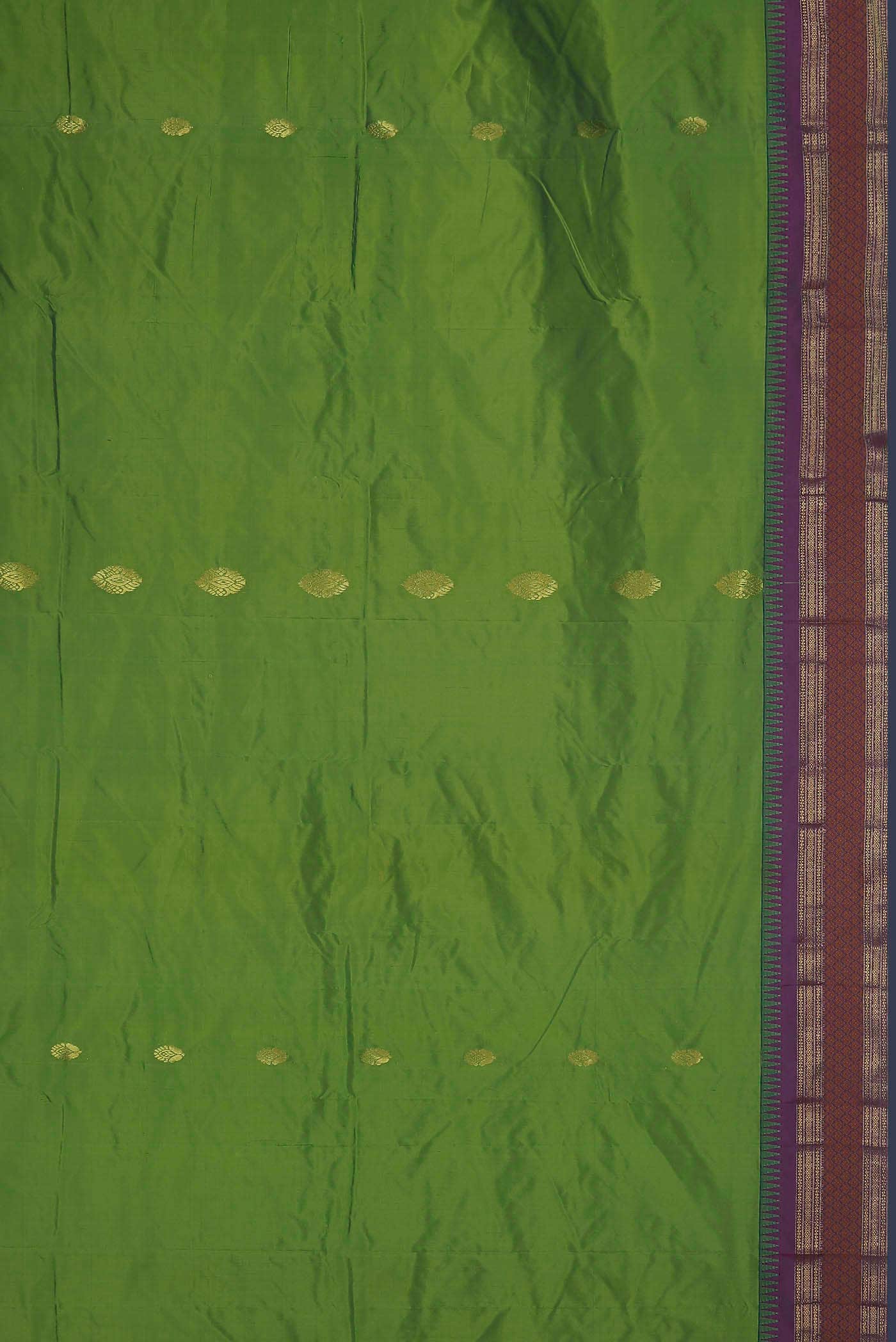 Green Blended Bangalore Silk Saree