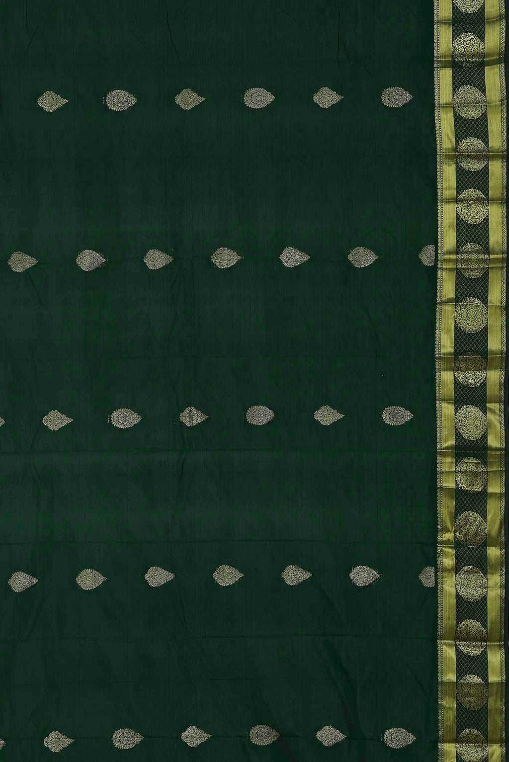 Green Bangalore Silk Saree