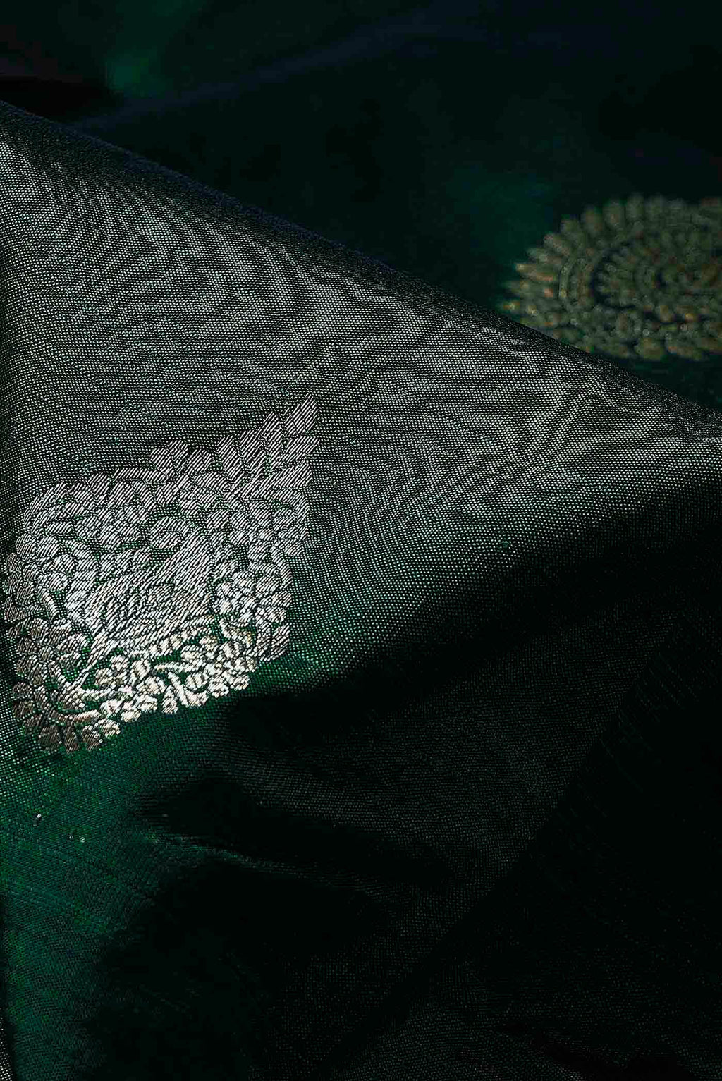 Green Bangalore Silk Saree