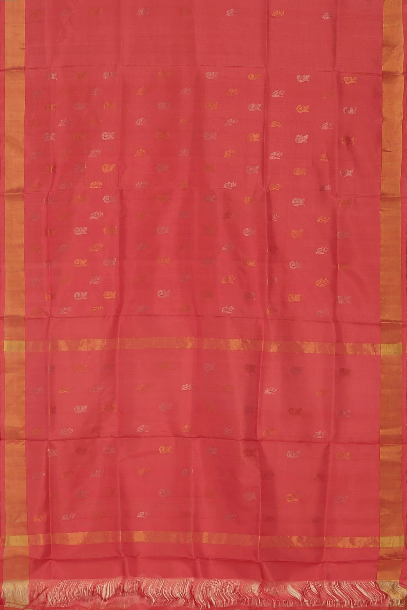 Coral Uppada Silk Saree