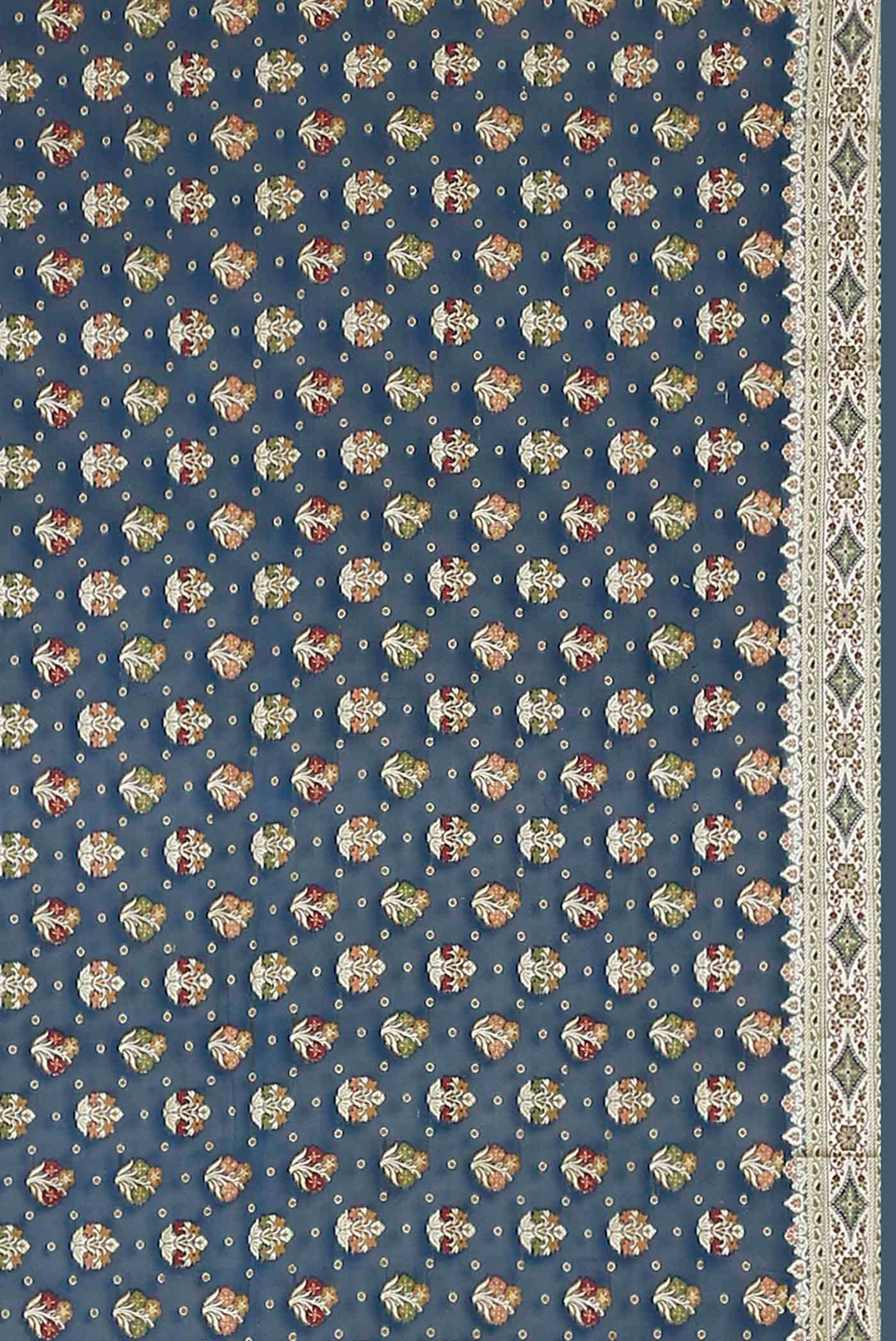Blue Banarasi Georgette Saree
