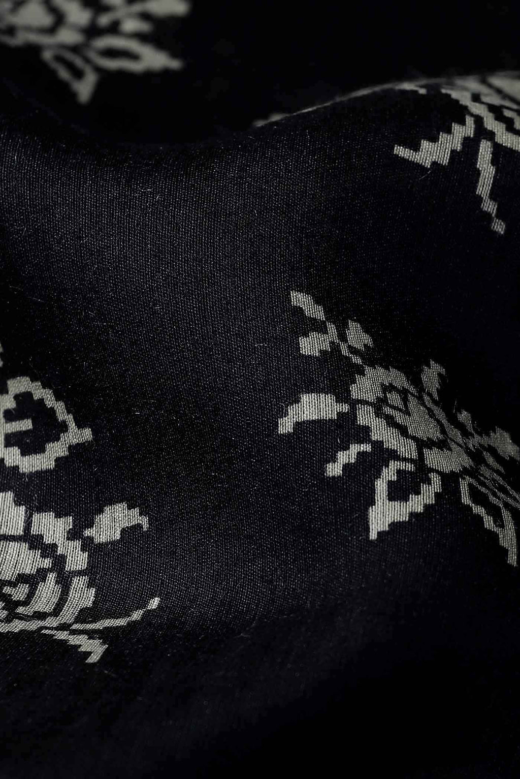 Black Bhagalpuri Tussar Silk Saree
