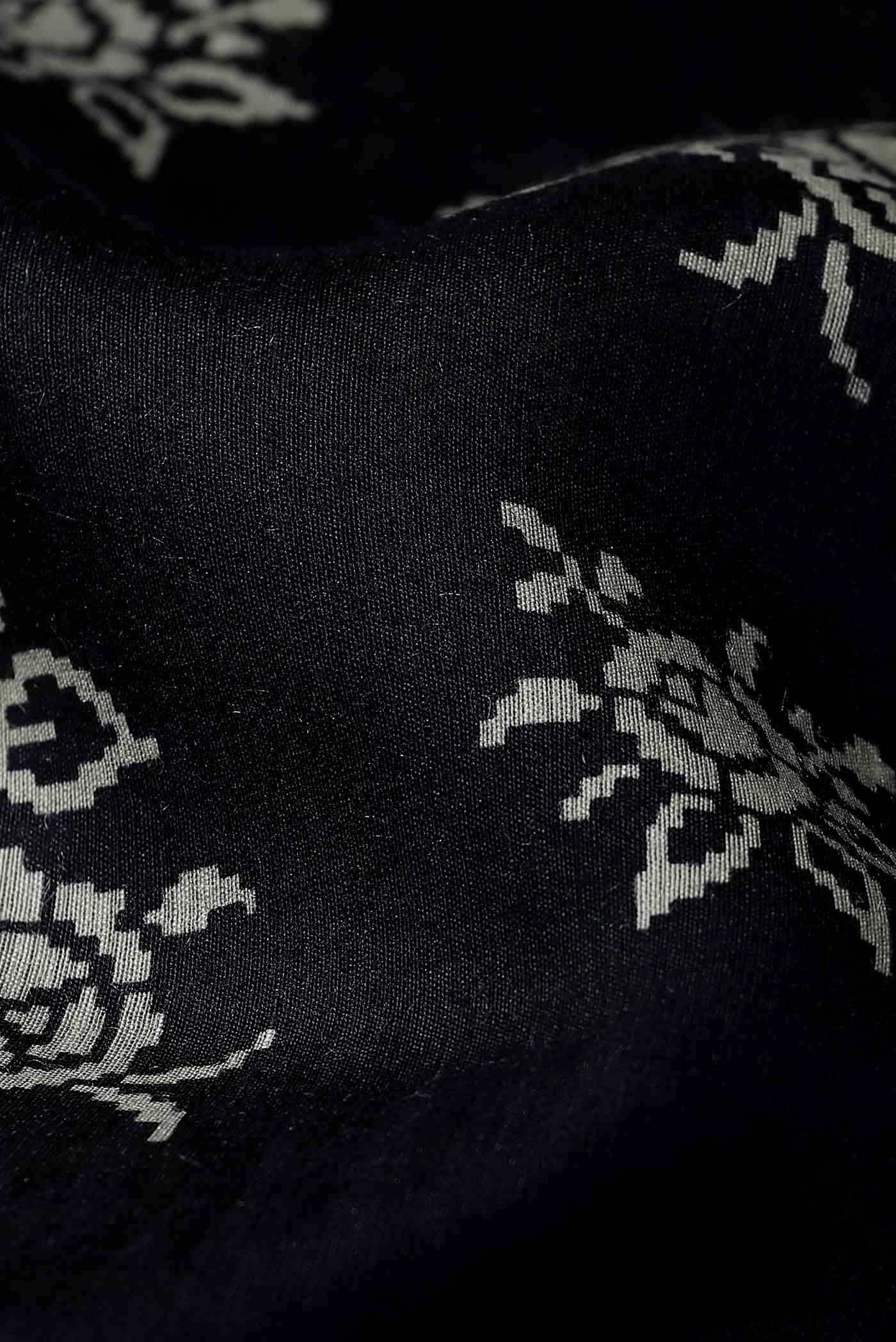 Black Bhagalpuri Tussar Silk Saree