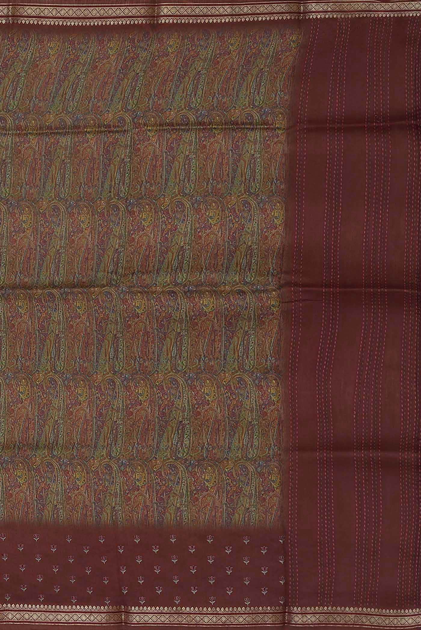 Multi Bhagalpuri Tussar Silk Saree