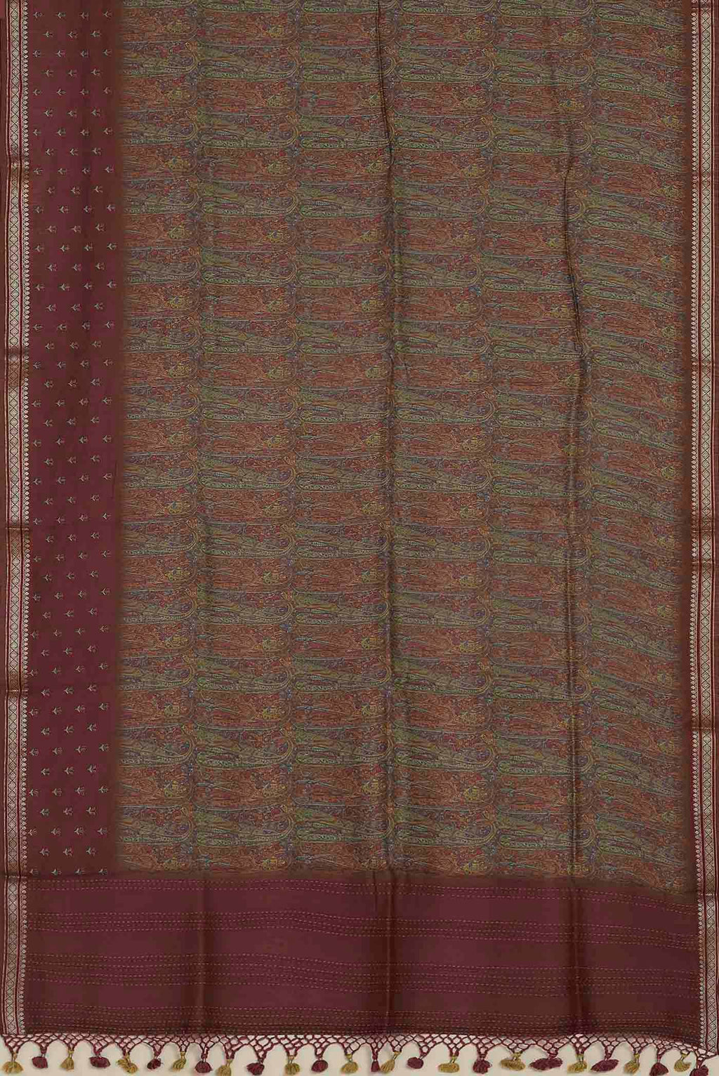 Multi Bhagalpuri Tussar Silk Saree