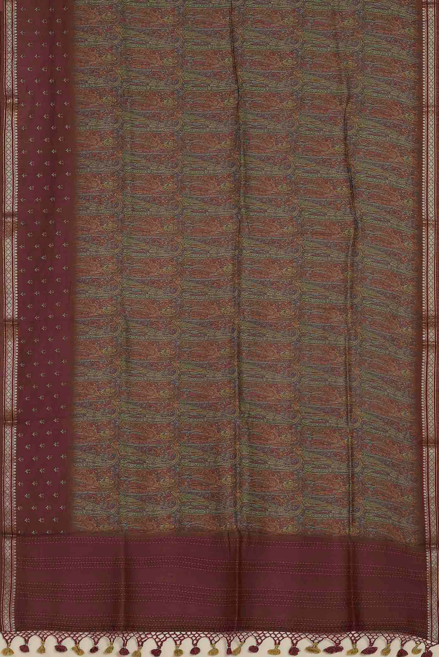 Multi Bhagalpuri Tussar Silk Saree