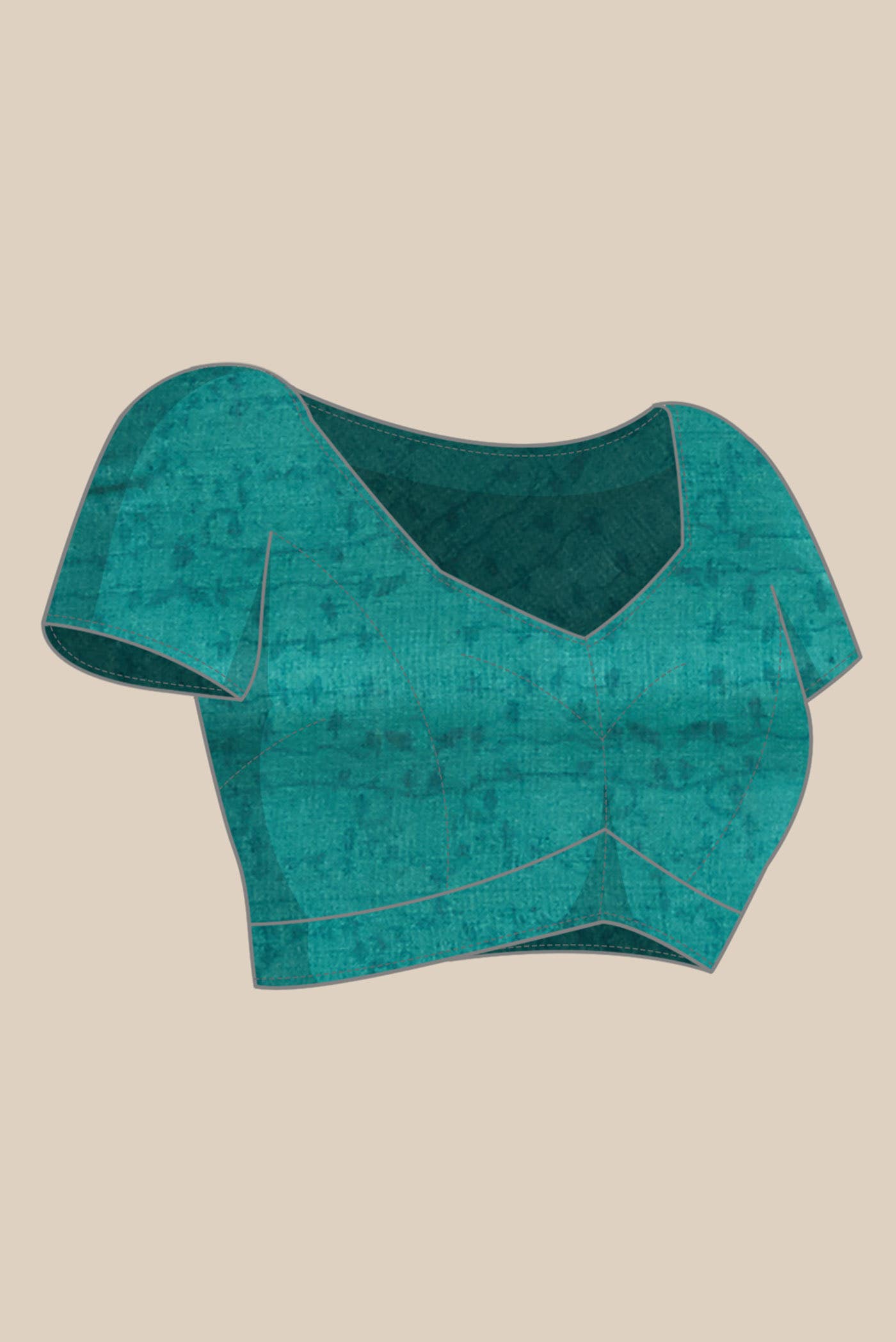 Green Tussar Silk Saree