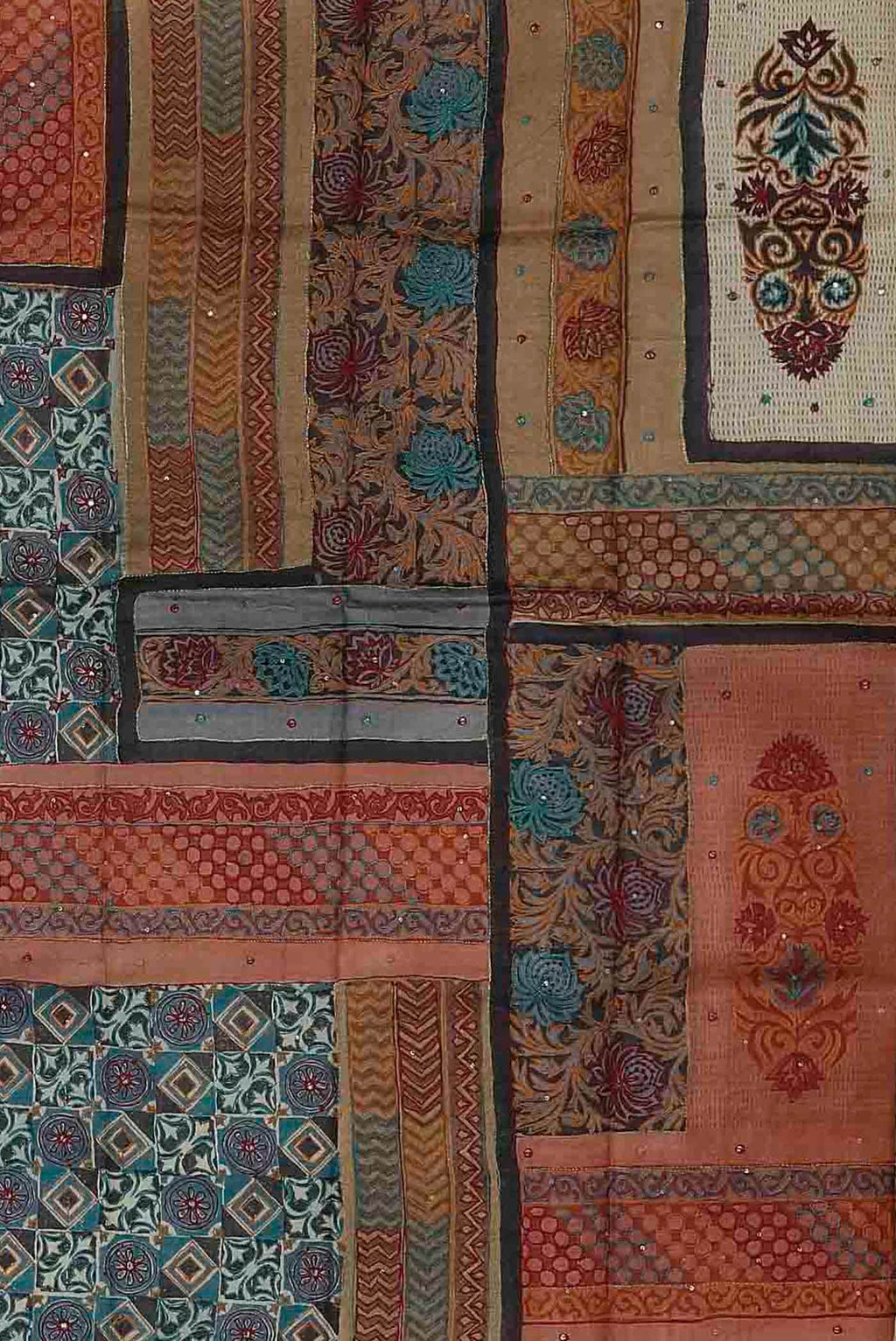 Blue Bhagalpuri Tussar Silk Saree
