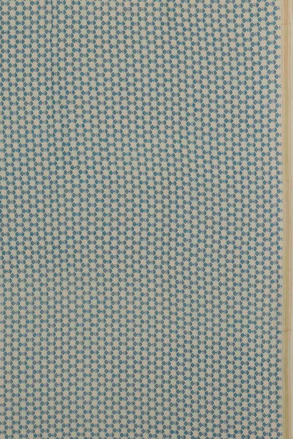 Cream Tussar Silk Saree