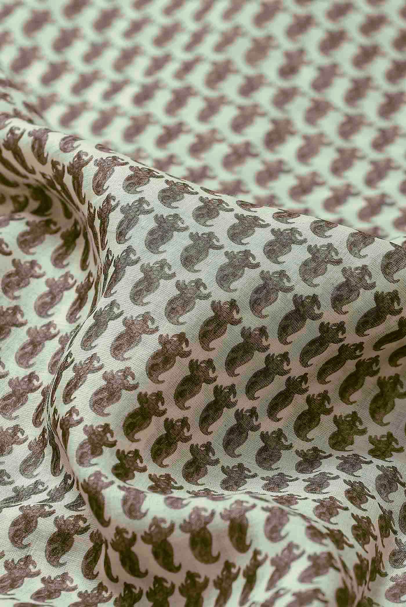 Cream Tussar Silk Saree