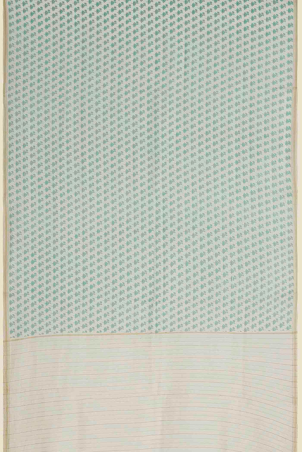 Off White Tussar Saree