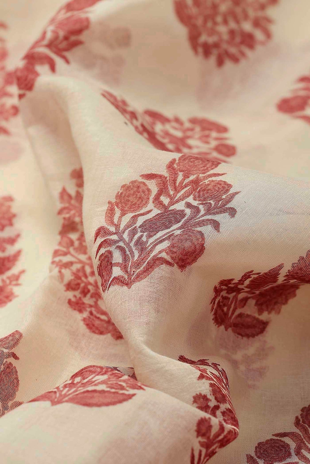 Cream Tussar Silk Saree