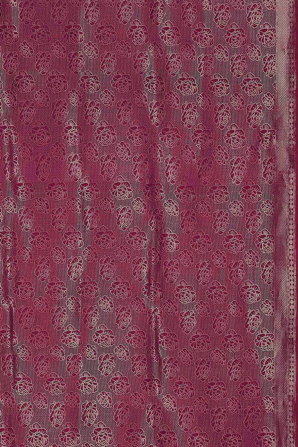 Pink Banarasi Silk Saree