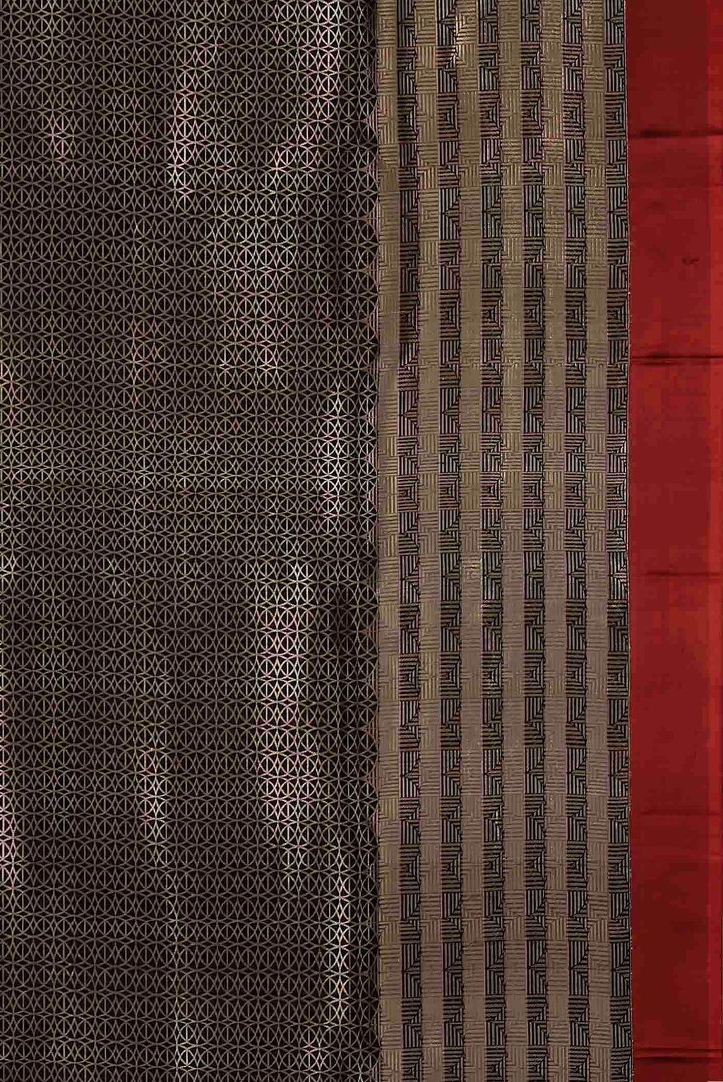 Black Banarasi Silk Saree