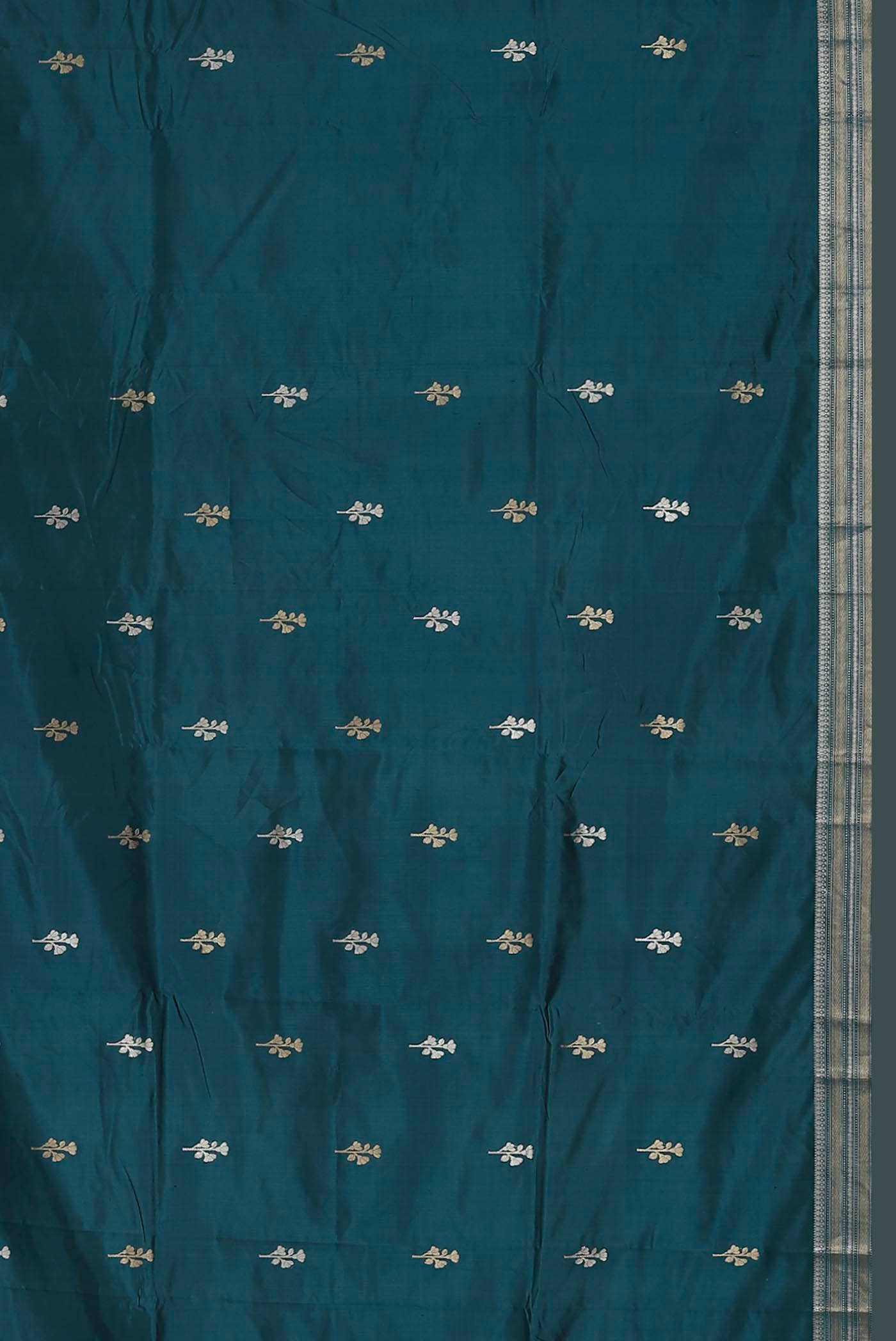 Blue Banarasi Silk Saree