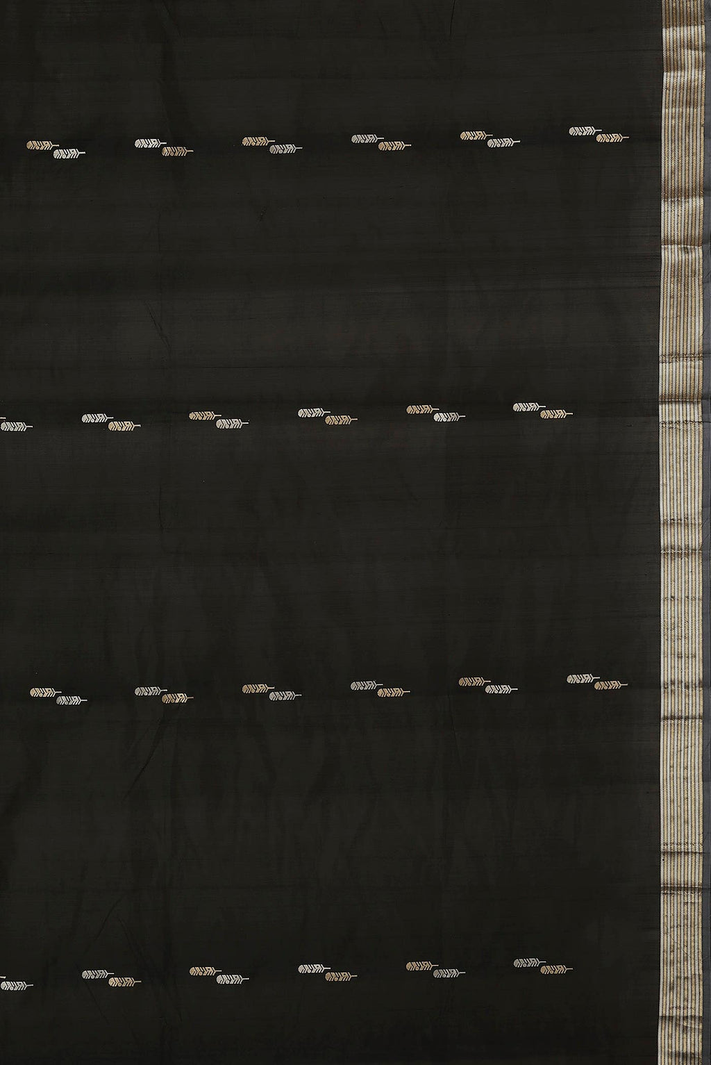 Black Banarasi Silk Saree