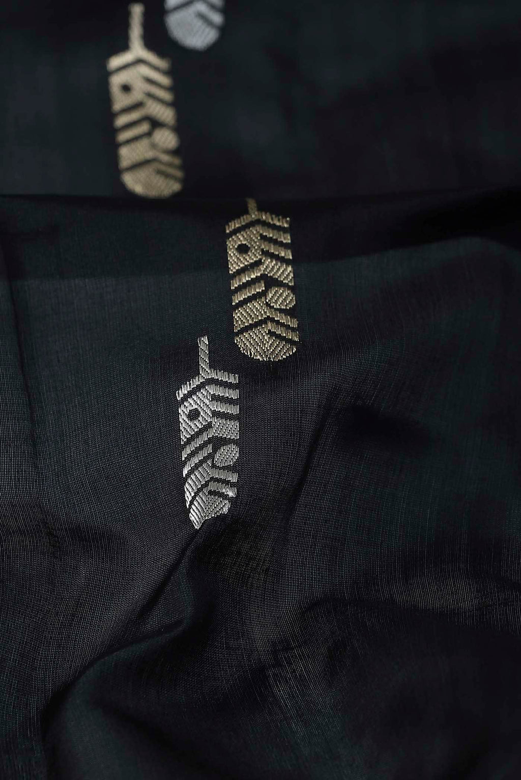 Black Banarasi Silk Saree