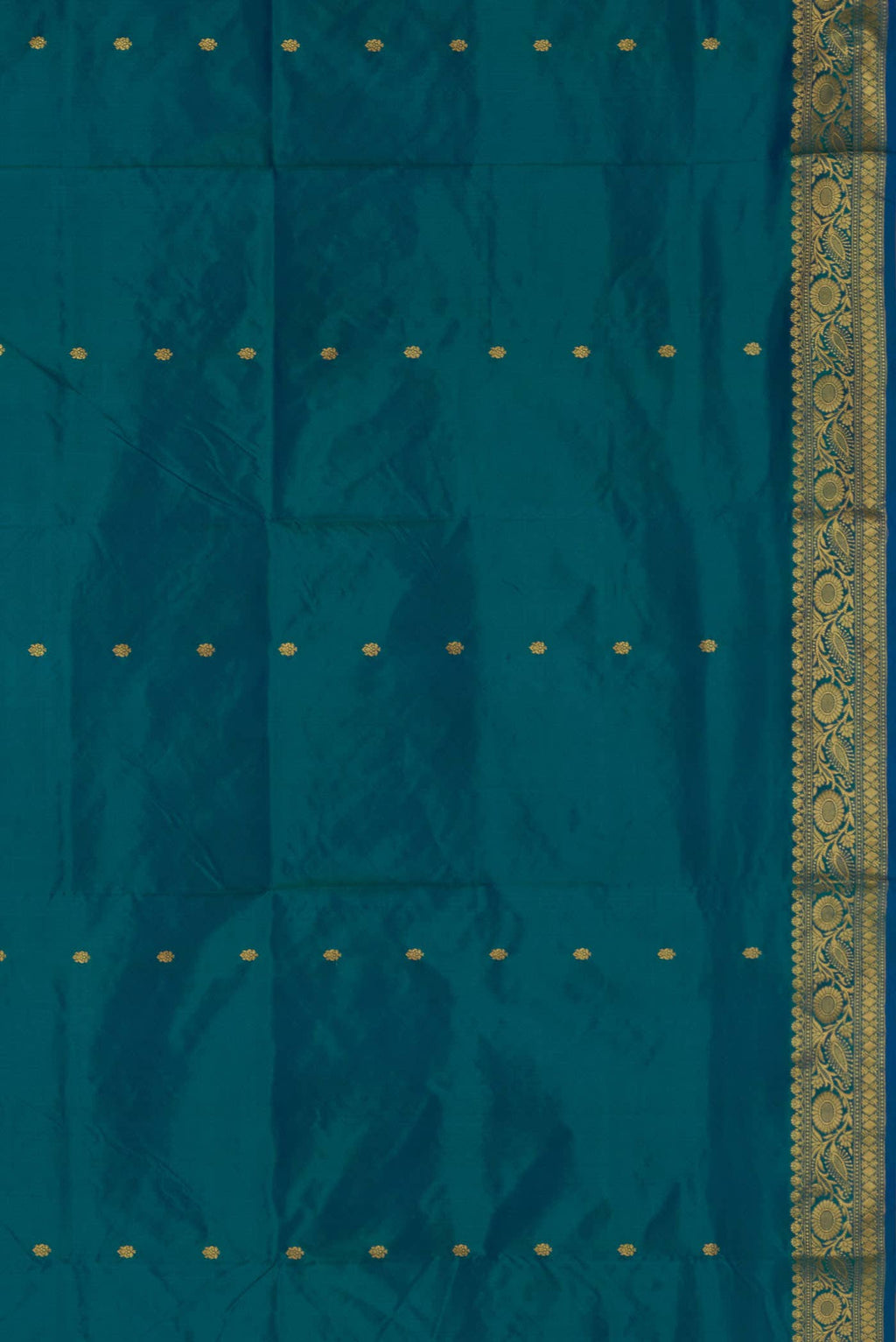 Blue Banarasi Katan Silk Saree