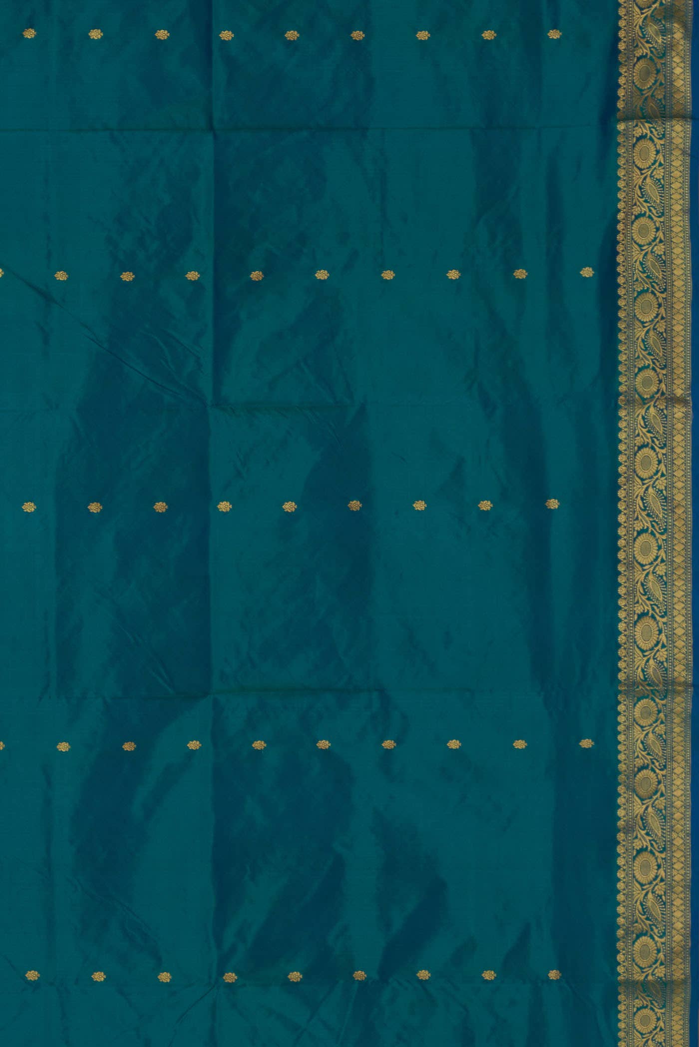 Blue Banarasi Katan Silk Saree