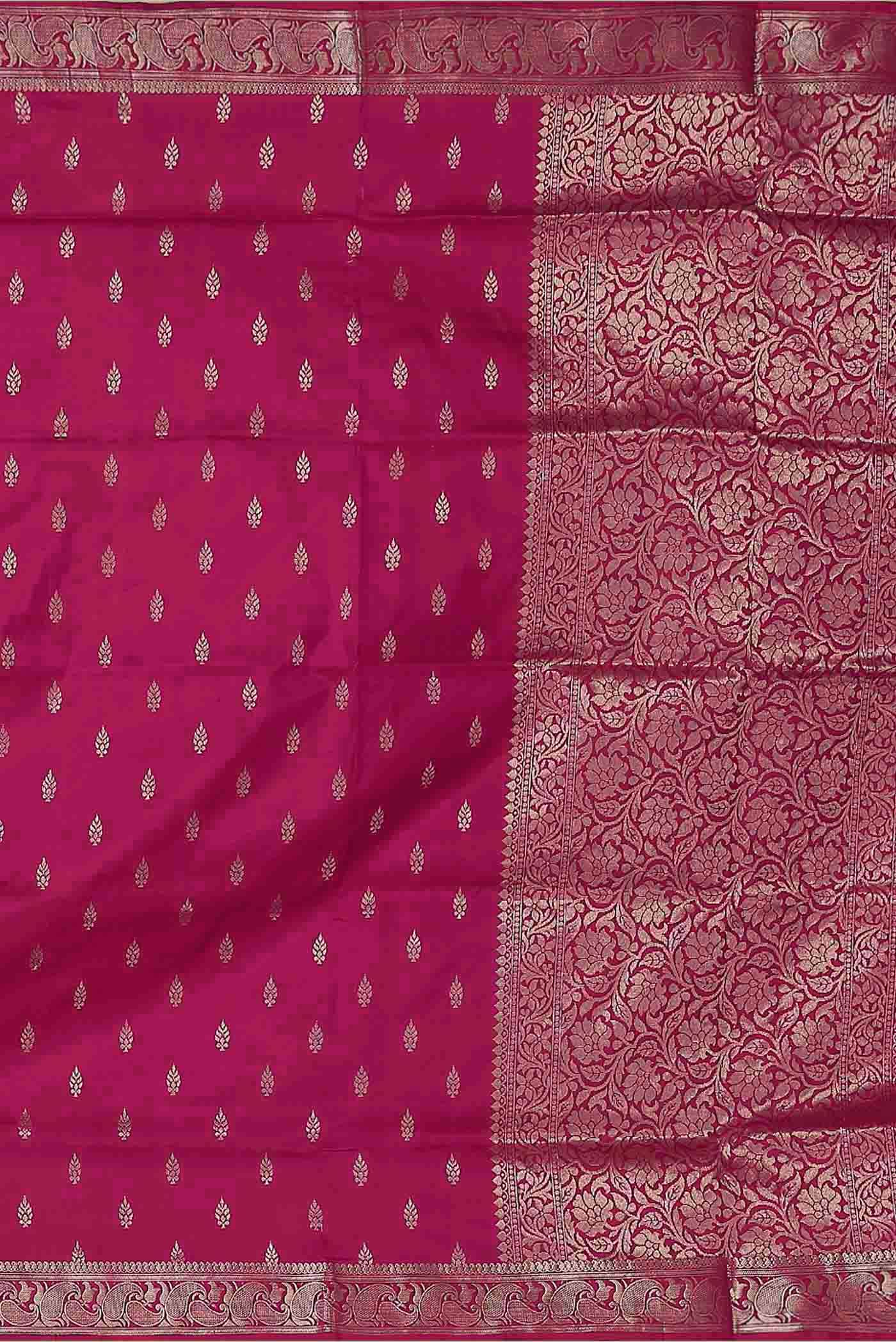 Pink Kanchipuram Silk Saree