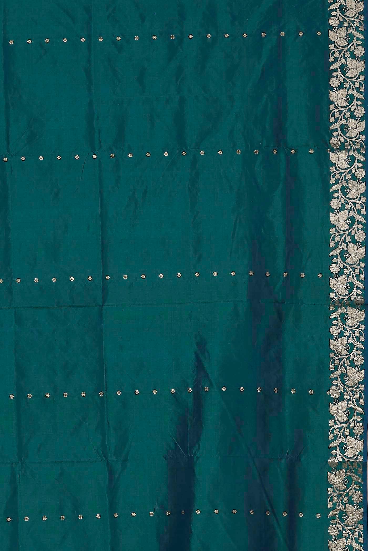 Blue Banarasi Silk Saree
