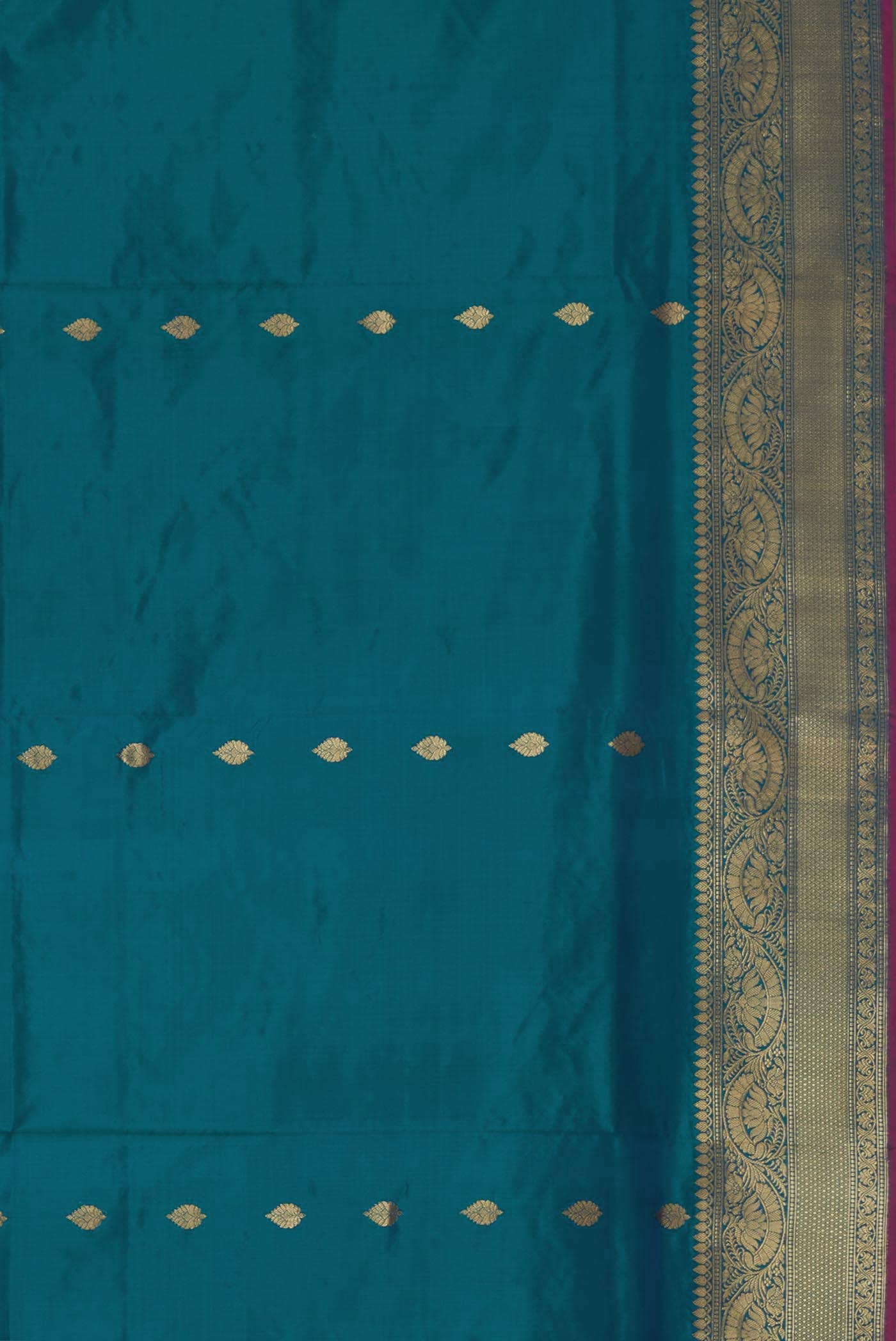 Blue Banarasi Silk Saree