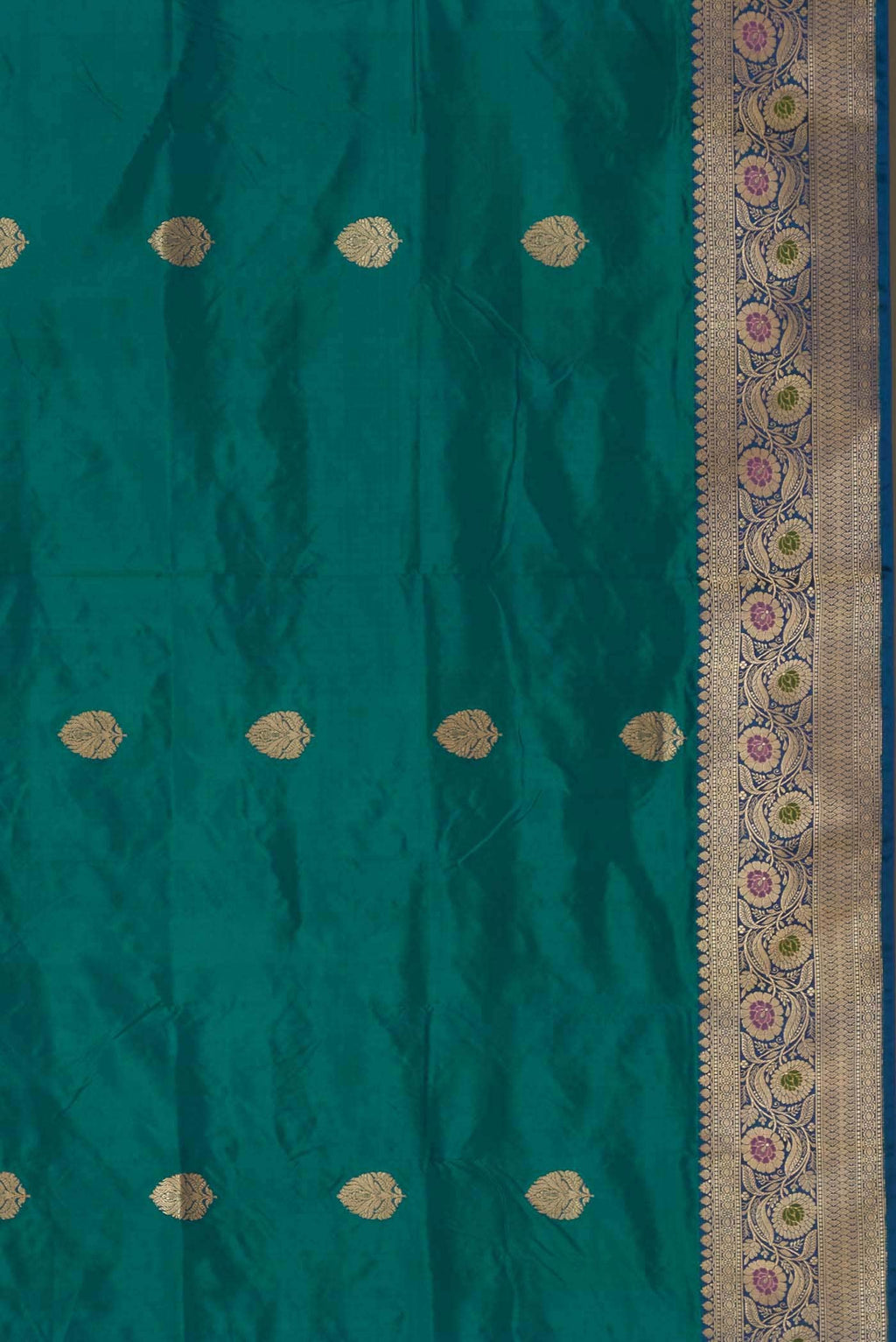 Blue Banarasi Silk Saree