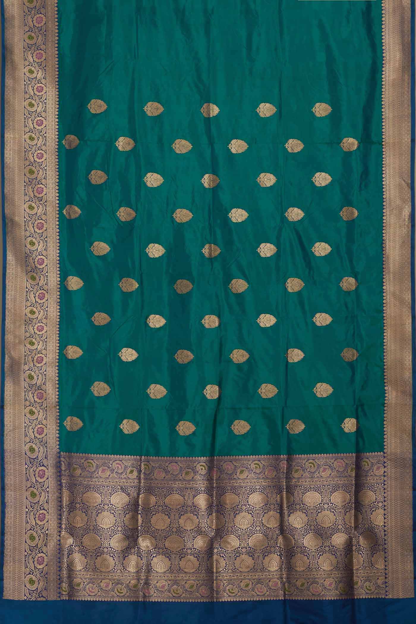 Blue Banarasi Silk Saree