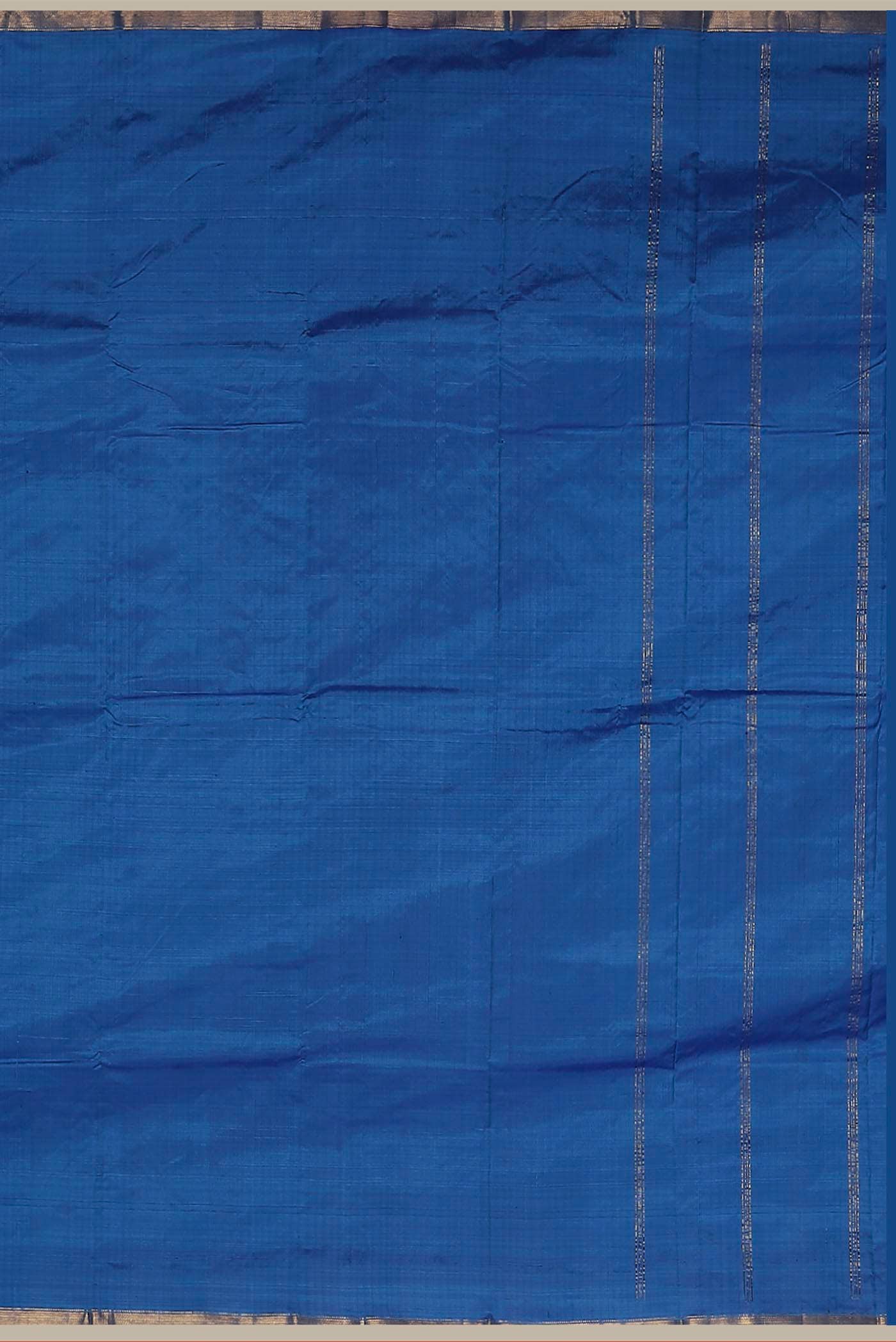 Blue Kanchipuram Silk Saree