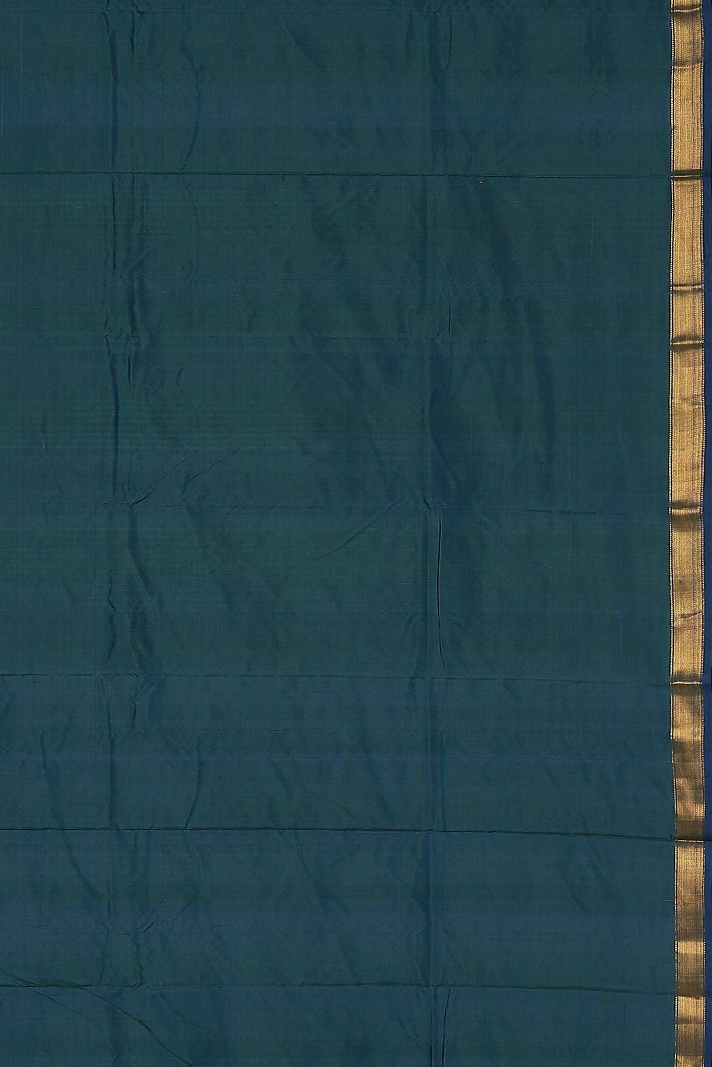 Blue Kanchipuram Silk Saree
