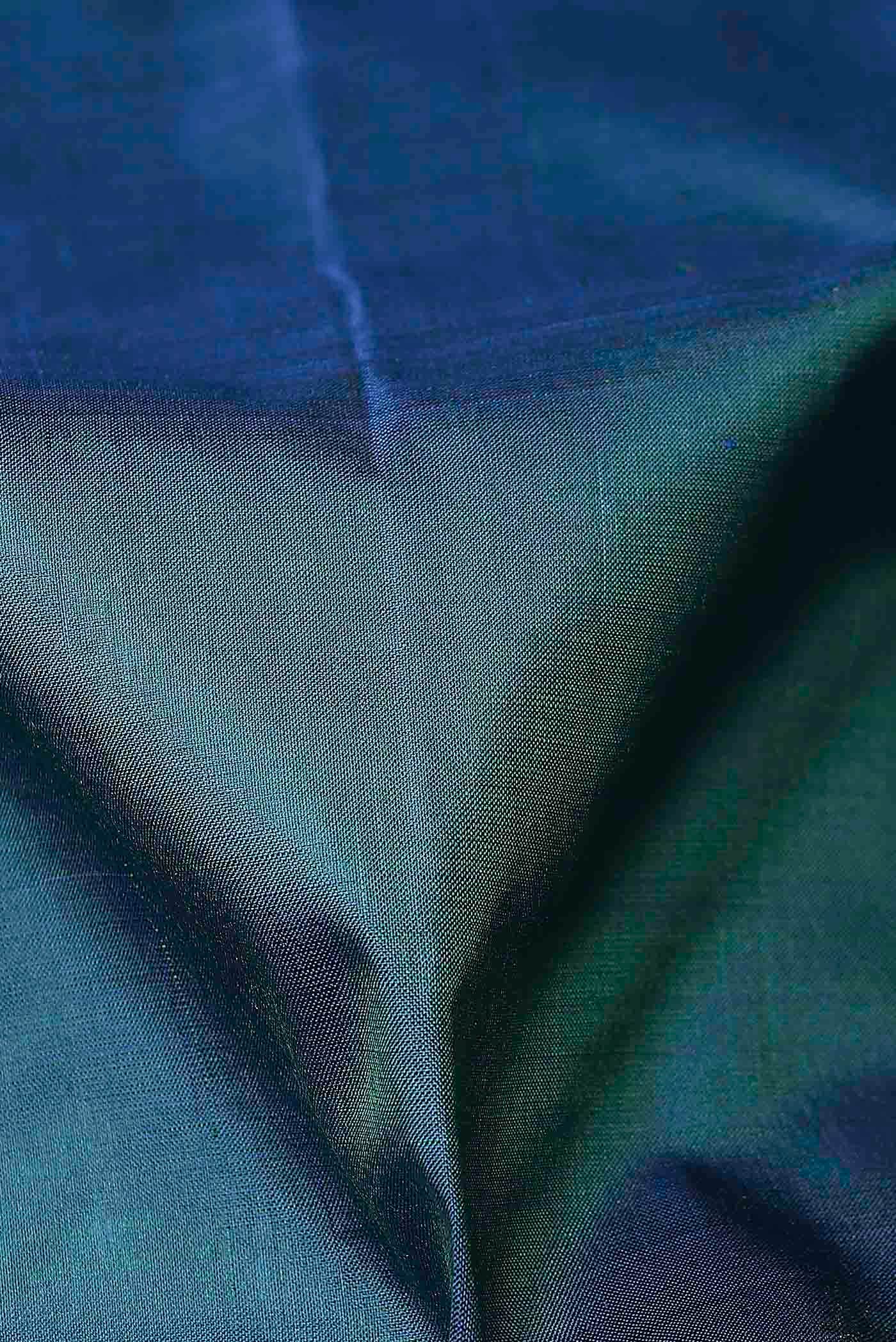 Blue Kanchipuram Silk Saree