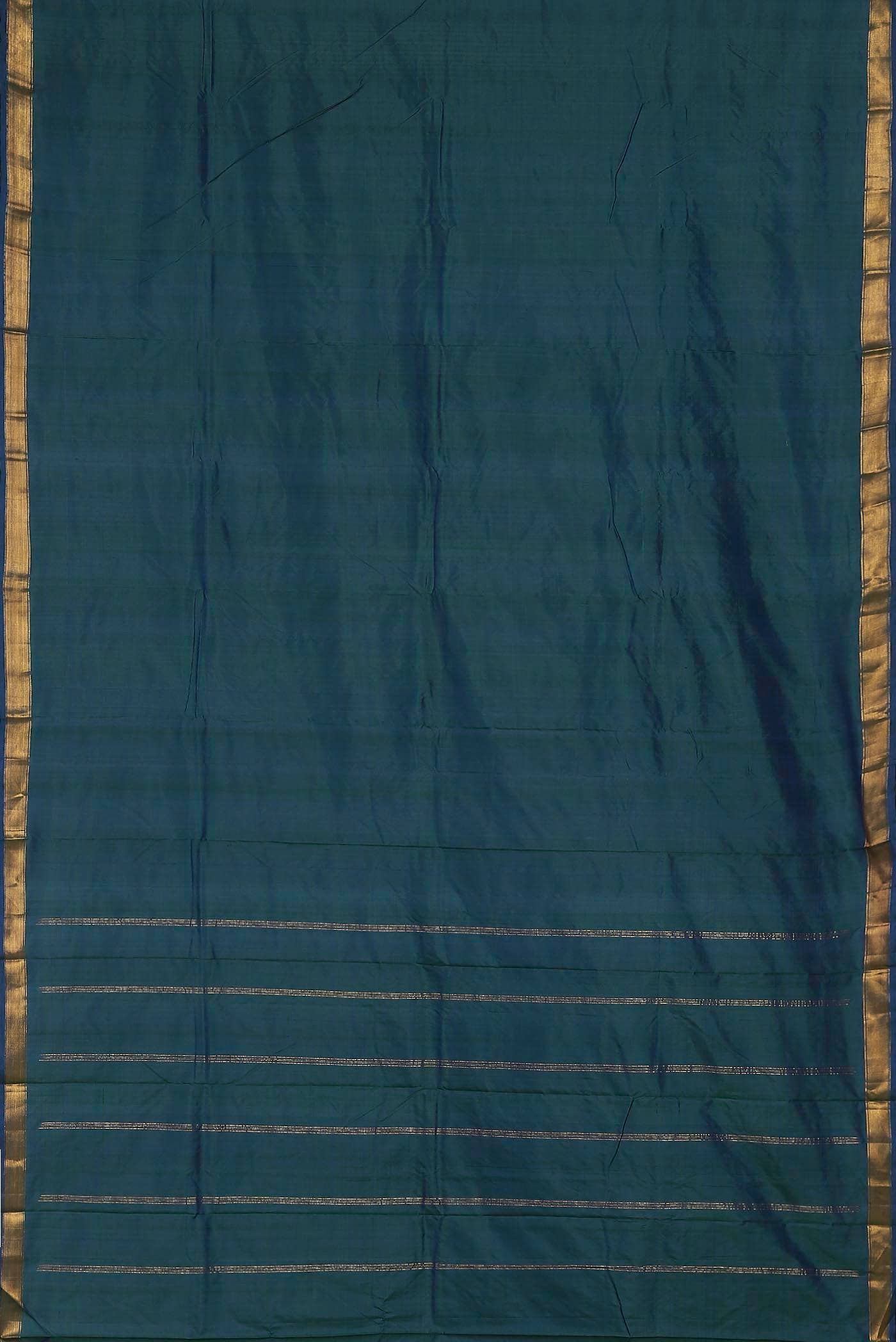 Blue Kanchipuram Silk Saree
