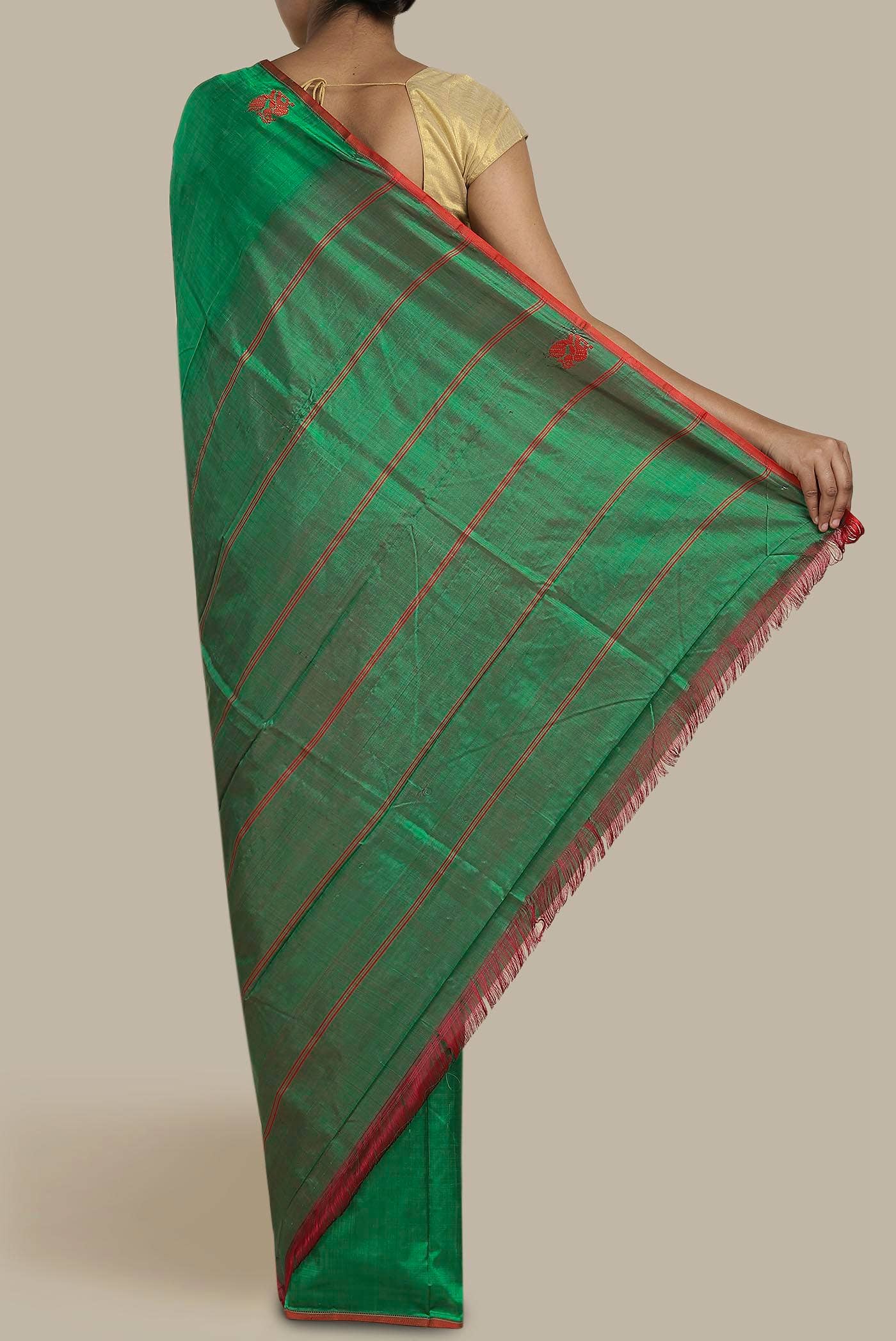 Green Kanchipuram Silk Saree