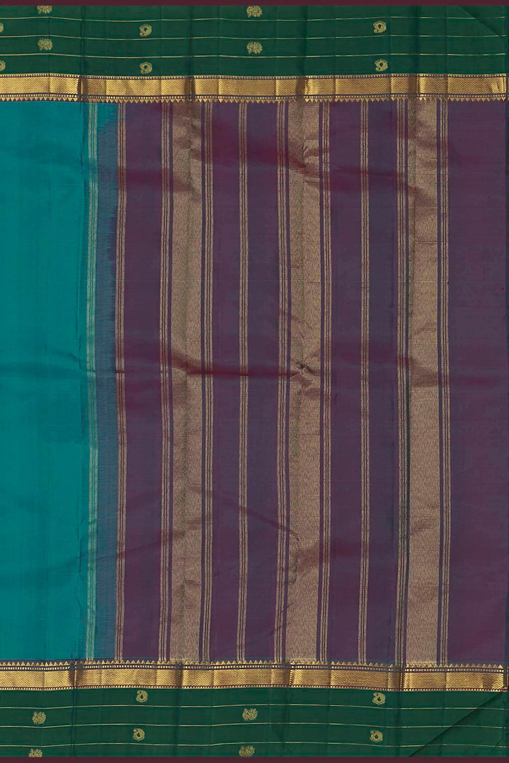 Blue Kanchipuram Silk Saree