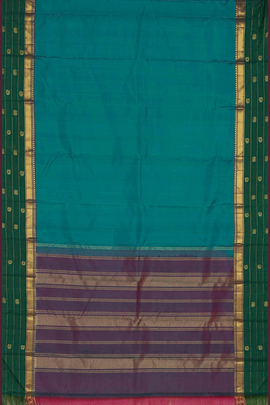 Blue Kanchipuram Silk Saree