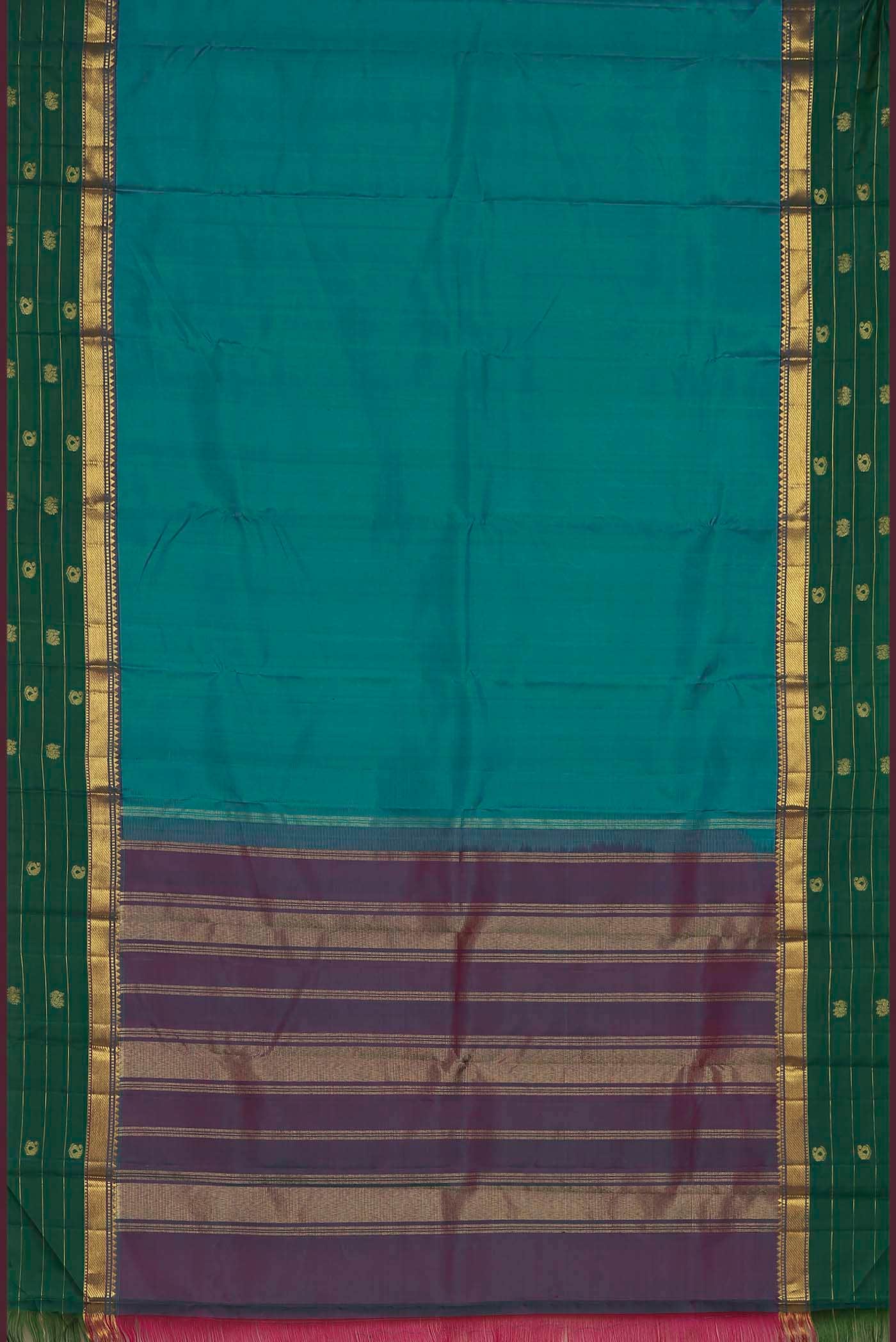 Blue Kanchipuram Silk Saree