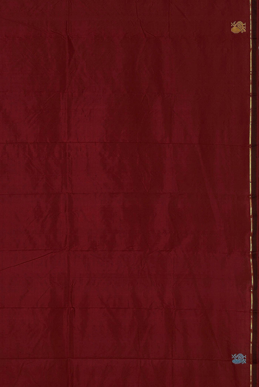 Maroon Kanchipuram Silk Saree