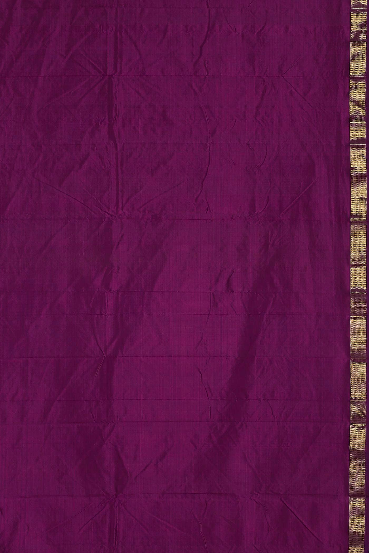 Purple Kanchipuram Silk Saree