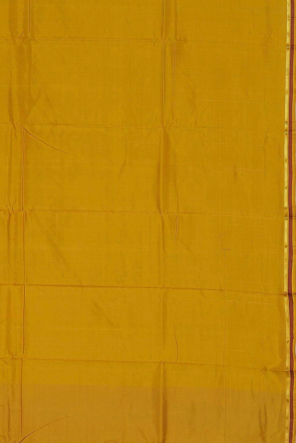 Yellow Kanchipuram Silk Saree