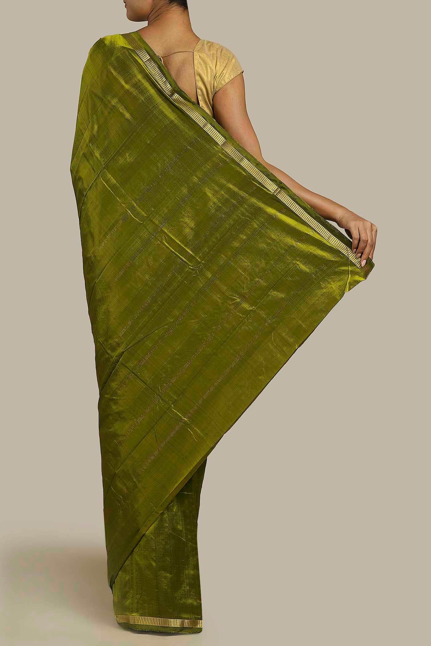 Green Kanchipuram Silk Saree
