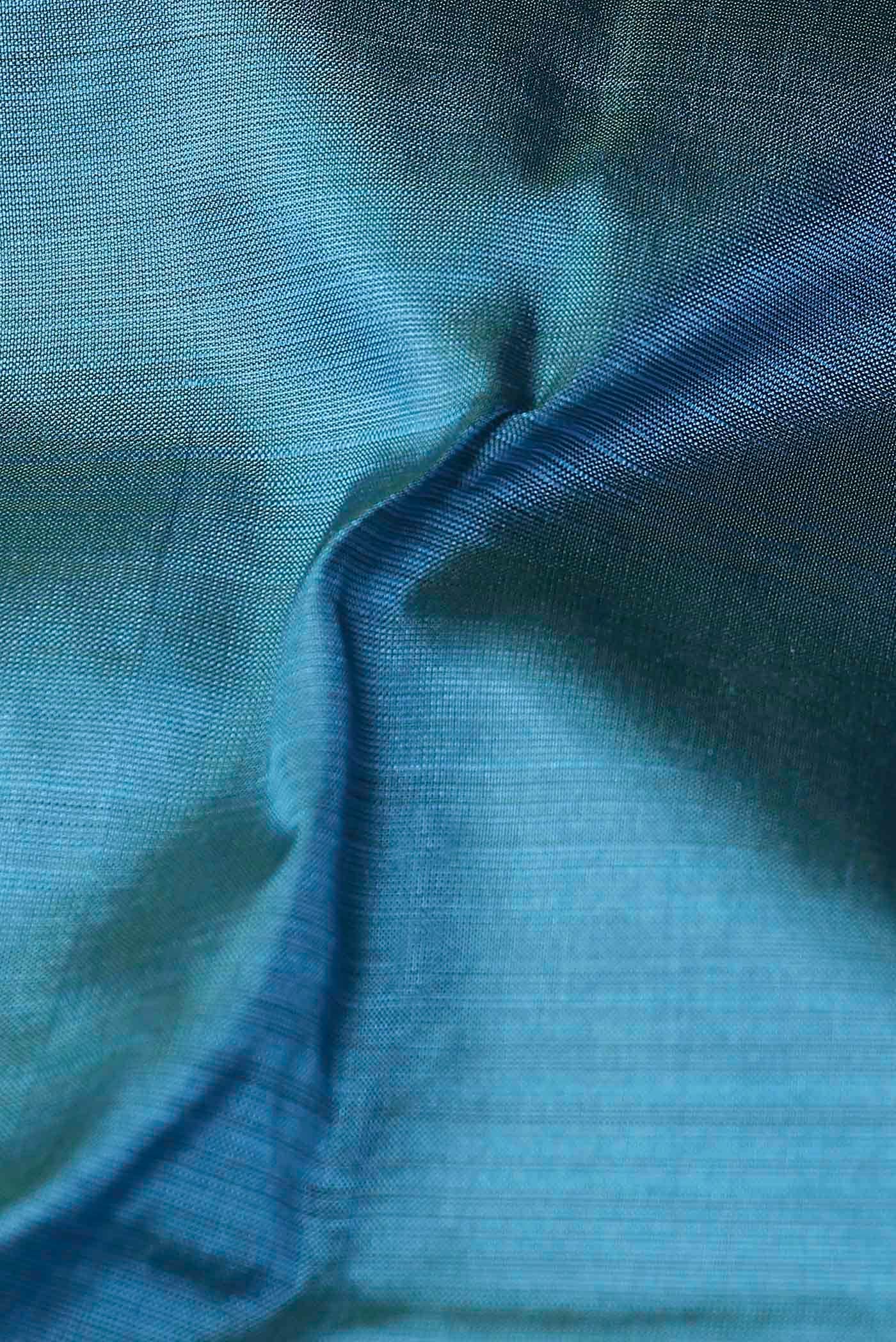 Blue Kanchipuram Silk Saree