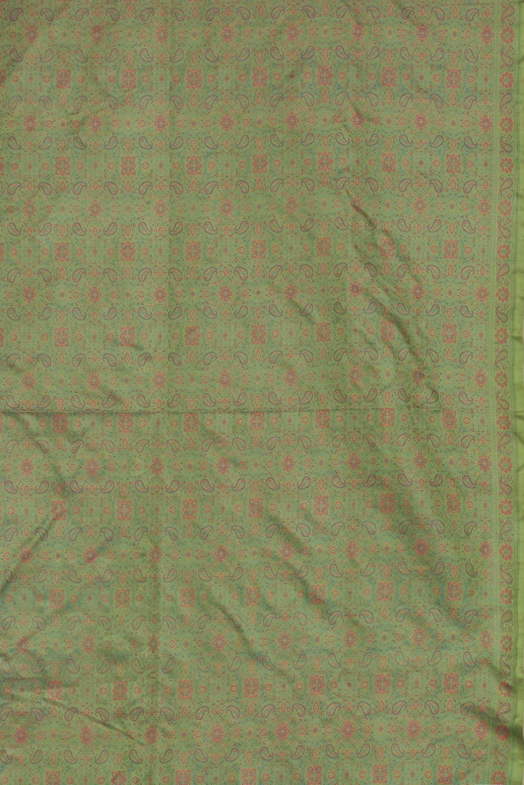 Green Banarasi Tanchoi Silk Saree