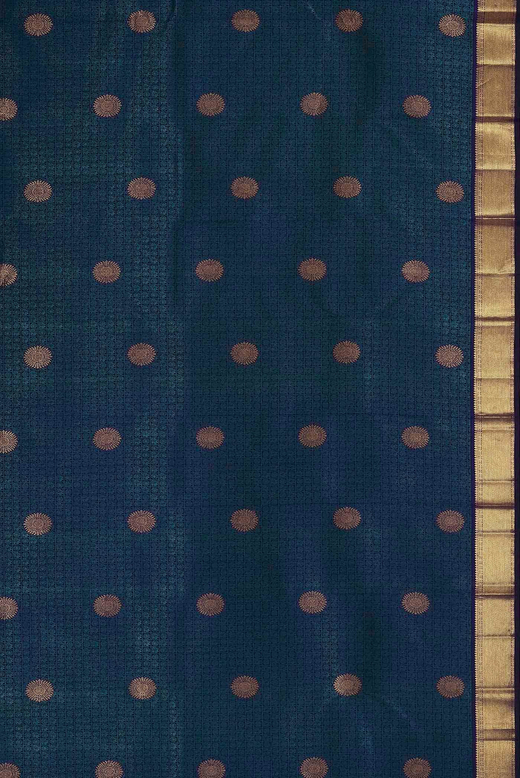 Blue Kanchipuram Silk Saree