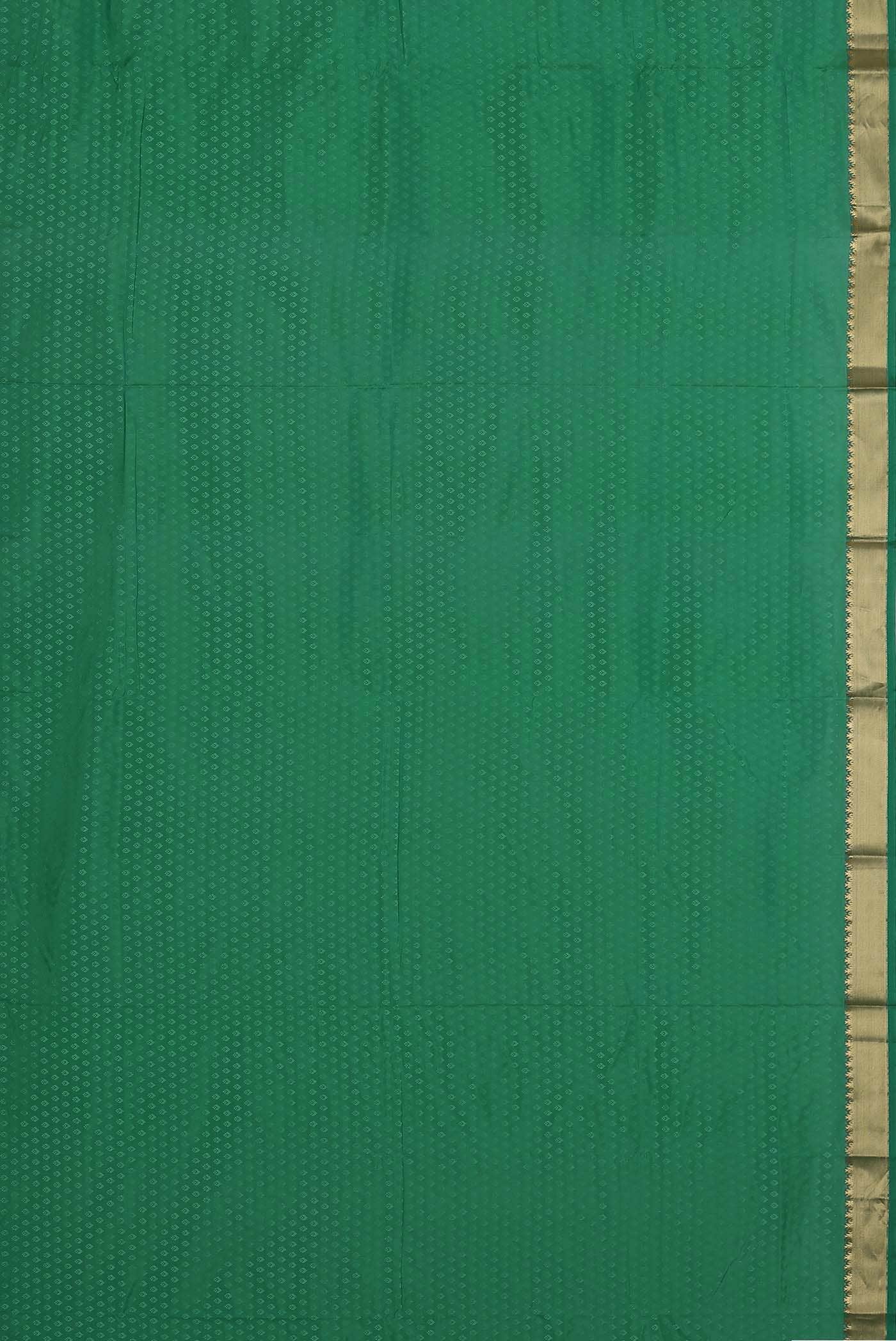 Green Blended Bangalore Silk Saree