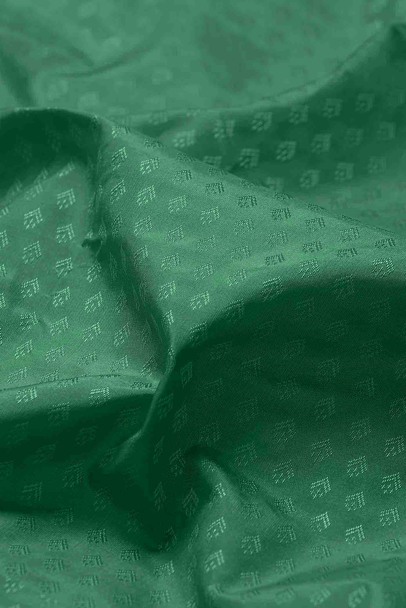 Green Blended Bangalore Silk Saree
